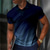 cheap Men&#039;s Printed Polo-Men&#039;s Striped Polo Shirts Golf Shirt Short Sleeve Polo Shirts Collared Shirts Business Casual WorkWear Formal Wear Festival Wear Buttons 3D Print Light Green Blue Fuchsia