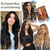 cheap Clip in Extensions-Clip in Hair Extensions 24 Inch 8PCS Natural Black Mix Silver Grey Long Wavy Synthetic Hair Extensions Clip ins Thick Double Weft Extensions for Women