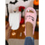 cheap Women&#039;s Slippers &amp; Flip-Flops-Women&#039;s Halloween Fuzzy Slippers - Black Plush Slide Sandals with Pumpkin Face Design for Cozy Fall Nights,Parties &amp; Indoor Wear