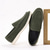 billige Casual loafers-Herre lyseblå slip-on casual loafers – pustende flate sko i semsket skinn med polstret såle for vårantrekk, daglig pendling og avslappede byturer
