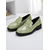 cheap Women's Slip-Ons &amp; Loafers-Women's Glossy Faux Leather Loafers with Round Toe and Low Heel, Elegant Slip-On Work Shoes for Urban Professionals, All-Day Wear