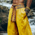 baratos Retrô-Homens Calças de linho de algodão Calça verão Calçolas Calças largas Bolsos Bloco de cor Conforto Respirável Diário Feriado Retro Vintage Estilo Chinês Amarelo