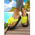 abordables Sandales de Vacances-Tongs à fleurs beiges pour femmes avec semelle coussinée, sandales de plage décontractées pour les vacances d&#039;été et la détente au bord de la piscine