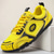 cheap Casual Sneakers-Men's Yellow Sports Sneakers with Black Accents - Lightweight Design, Breathable, Ideal for Running, Sports and Active Lifestyle