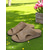 cheap Comfort Sandals-Women’s Rustic Peep-Toe Slide Sandals with Rivet Trim, Vintage Comfort Slippers for Garden Walks, Casual Homewear and Relaxed Outings