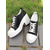 cheap Women&#039;s Sneakers-Women’s Black Platform Chunky Heel Canvas Sneakers – Lace-Up Retro Street Style Shoes for Teens and Young Adults for Daily Walks Campus Life and Casual Outings
