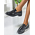 cheap Women's Slip-Ons &amp; Loafers-Women's Glossy Faux Leather Loafers with Round Toe and Low Heel, Elegant Slip-On Work Shoes for Urban Professionals, All-Day Wear