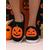 cheap For Women-Women&#039;s Halloween Pumpkin Face Slippers - Cozy Orange Plush Indoor Shoes with Jack-O&#039;-Lantern Design for Fall Nights,Costume Parties &amp; Gifts