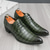economico Scarpe Derby-Scarpe eleganti da uomo in similpelle con motivo coccodrillo rosso – scarpe oxford business lucide e alla moda per eventi formali, feste serali, occasioni eleganti e look professionali