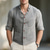 cheap Men&#039;s Vest-Men&#039;s Vest Gilet Outdoor Daily Fashion Casual Spring Fall Buttons Pocket Polyester Comfortable Plain Single Breasted One-button V Neck Regular Fit Black Gray Vest