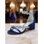 cheap Cocktail-Women&#039;s Purple Satin Block Heel Sandals - Crystal Embellished Ankle Strap Evening Shoes for Elegant Banquets and Cocktail Parties