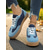 cheap Women&#039;s Sneakers-Women’s Denim Lace-Up Sneakers – Lightweight Casual Canvas Shoes for Walking, Daily Wear and Street Style