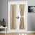 cheap Door Curtains-Blackout Window Curtains, Farmhouse Thermal Insulated Noise Reducing Privacy Faux Linen Patio/French/Glass Door Curtain Panel, 1 Panel