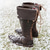 baratos Calçado-Góticas Medieval Renascentista Sapatos Botas Botas Longas Pirata Viking Cruzado Fantasia Homens Celta Pirata Dia Das Bruxas Baile de Máscaras Festas &amp; Noite LARP Ren Faire Adulto Sapatos
