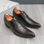 economico Scarpe Derby-Scarpe eleganti da uomo in similpelle con motivo coccodrillo rosso – scarpe oxford business lucide e alla moda per eventi formali, feste serali, occasioni eleganti e look professionali