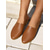 cheap Women&#039;s Flats-Women&#039;s Brown Woven Faux Leather Slingback Flats - Casual Closed-Toe Summer Shoes for Everyday Wear and Daytime Dates