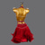 baratos vestido de competição-Vestido de dança latina com borlas de strass, traje feminino para performance de salsa, sem mangas, festa, samba chacha, roupa de dança de palco
