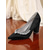 cheap Formal-Women&#039;s Pink Satin Block Heel Wedding Pumps, Pointed Toe Rhinestone Embellished Bridal Shoes for Formal Ceremonies and Elegant Events