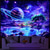 cheap Blacklight Tapestries-Blacklight Tapestry Glow in the Dark Glow Party UV Reactive Galaxy Trippy Misty Mushroom Nature Landscape Hanging Tapestry Wall Art Mural for Living Room Bedroom