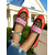 baratos Sapatilhas e Mocassins de mulher-Loafers Femininos em Estampa de Leopardo com Faixa Rosa – Flats Casuais Ousadas para Estilo de Rua Fashion e Uso Diário