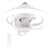 abordables Plafonniers à intensité variable-Ventilateur d&#039;aromathérapie rotatif à 360 degrés avec télécommande, 3 vitesses de vent, minuterie de 4 heures, changement de couleur RVB E27 pour chambre à coucher