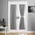 cheap Door Curtains-Blackout Window Curtains, Farmhouse Thermal Insulated Noise Reducing Privacy Faux Linen Patio/French/Glass Door Curtain Panel, 1 Panel