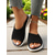 cheap Slide Sandals-Women's Colorful Woven Mesh Slide Sandals – Lightweight Open-Toe Slip-Ons with Airy Comfort, Perfect for City Errands, Beach Town Walks and Patio Relaxation