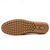 abordables Mocassins décontractés-Mocassins en similicuir rouge pour hommes, design élégant à enfiler avec semelle intérieure confortable et coussinée, idéal pour les week-ends décontractés et les voyages