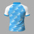 cheap Men&#039;s Geometric Polo-Men&#039;s Color Block Geometic Zip Polo Short Sleeve Standing Collar Business Sporty Leisure Business Athleisure Casual Daily Zipper 3D Print Summer Lake blue Robin&#039;s Egg Blue Green