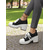 cheap Women&#039;s Sneakers-Women’s Black Platform Chunky Heel Canvas Sneakers – Lace-Up Retro Street Style Shoes for Teens and Young Adults for Daily Walks Campus Life and Casual Outings