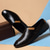 billiga Slip-On vardagsskor-Vita perforerade slip-on-skor för män, andningsbara och bekväma, avslappnade loafers, perfekta för sommarresor och vardagsbruk