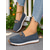 cheap Women&#039;s Slip-Ons &amp; Loafers-Women&#039;s Loafers with Gold Buckle – Casual Slip-On Flat Shoes for Garden Walks, Brunch &amp; Everyday Errands
