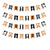 halpa halloween seinävaatteita-14x21/20x30cm halloween-viiribanneri, aavemainen juhlakoriste halloweeniin, kestävä kangasbanneri, jossa on aave-, kurpitsa- ja lepakkoaiheita, sisä- ja ulkokäyttöön, riippuva koriste kotiin, toimistoon tai juhlapaikoille
