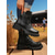 cheap Combat Boots-Women&#039;s Brown Lace-Up Combat Boots with Side Zipper and Chunky Lug Sole – Stylish Outdoor Ankle Boots for Fall, Winter, and Casual Streetwear
