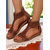 cheap Vacation Sandals-Women&#039;s White Cutout Flat Sandals with Floral Pattern – Casual Summer Shoes with Zipper Closure for Daily Wear, Beach, and Travel