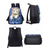 abordables Sacs à dos pour Enfants et Adolescents-Ensemble de sac à dos 3 pièces pour enfants, imprimé animal, sac à livres imperméable avec sac à lunch et trousse pour garçons et filles du primaire, pour la rentrée scolaire et le quotidien
