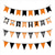halpa halloween seinävaatteita-14x21/20x30cm halloween-viiribanneri, aavemainen juhlakoriste halloweeniin, kestävä kangasbanneri, jossa on aave-, kurpitsa- ja lepakkoaiheita, sisä- ja ulkokäyttöön, riippuva koriste kotiin, toimistoon tai juhlapaikoille
