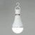 cheap Decorative Lights-1pcs Multifunctional Rechargeable 12W Emergency LED Light Bulbs 60W Equivalent 6000K Bright Outdoor Hanging Lamp Lights for Power Outage Camping Garden Parties-E26/E27, AC100-240V