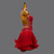 baratos vestido de competição-Vestido de dança latina com borlas de strass, traje feminino para performance de salsa, sem mangas, festa, samba chacha, roupa de dança de palco