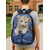 abordables Sacs à dos pour Enfants et Adolescents-Ensemble de sac à dos 3 pièces pour enfants, imprimé animal, sac à livres imperméable avec sac à lunch et trousse pour garçons et filles du primaire, pour la rentrée scolaire et le quotidien