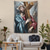 tanie Tkanina religijna-Średniowieczna tkanina Średniowieczny Jezus Wisząca tkanina Sztuka ścienna Duża tkanina Mural Dekoracja Fotograf Tło Koc Zasłona Dekoracja do domu Sypialni Salonu