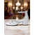cheap Cocktail-Women&#039;s Purple Satin Block Heel Sandals - Crystal Embellished Ankle Strap Evening Shoes for Elegant Banquets and Cocktail Parties