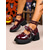 ieftine Pentru femei-Pantofi Mary Jane cu platformă, stil gotic, pentru femei - tocuri groase din piele lăcuită maro, cu lanțuri și barete cu ținte, pentru Halloween, cosplay și ținute punk rock