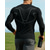voordelige Hardloop T-shirts en Tanktops-Voor heren Effen Hardloopshirt Tennisshirt Zomer Lente Slank Lange mouw Sneldrogend Lichtgewicht Elastisch Ademend Tennis Golf Hardlopen Zwart Sportkleding Sportkleding