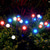cheap Landscape Lights-2 Pcs 12 Heads Outdoor Solar Firefly Lights Waterproof Red,  Independence Day White, Blue  July 4thCourtyard Garden Lawn Path Party Patriotic Atmosphere Decorative Light