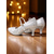 abordables Chaussures de danses latines-Escarpins de danse Mary Jane à paillettes argentées pour femmes avec talon moyen - Chaussures de performance professionnelles pour spectacles latins, de salon et de scène