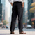 cheap Holiday-Men&#039;s Linen Pants Trousers Summer Pants Beach Pants Pocket Straight Leg Plain Comfort Breathable Vacation Daily Holiday Hawaiian Boho Black White