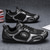 cheap Casual Sneakers-Men's Yellow Sports Sneakers with Black Accents - Lightweight Design, Breathable, Ideal for Running, Sports and Active Lifestyle
