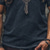 cheap Vacation-Men&#039;s Shirt Casual Shirt Viking Vacation Hawaiian Dark Blue Short Sleeve V Neck Summer Spring Clothing Apparel Ethnic