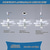 cheap Ceiling Fan Lights-Foldable Ceiling Fan with Lights and Remote, Dimmable LED Bulb, 3000K-6500K, Easy Install for Bedroom, Living Room, Garage
